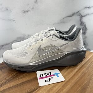 Men’s size 12-Nike Air Zoom Pegasus 41 NBY HF3939-900 White Running Shoes READ